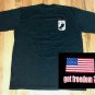 Freedom POW MIA American Flag Not Forgotten black t shirt 2XL new 08202019