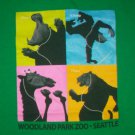 IPhone IPod Seattle Woodland Park Zoo vintage animal t shirt M hippo chimp ape