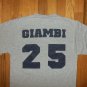 New York Yankees Baseball Team GIAMBI #25 gray t shirt Small x-small 08082019