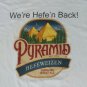 Beer Pyramid Ale Promo white t shirt XL New whiskey alcohol 08162019