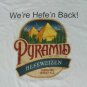 Beer Pyramid Ale Promo white t shirt XL New whiskey alcohol 08162019