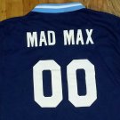 Mad Max Baseball softball Jersey Arbys vintage ringer t shirt L 50/50 college
