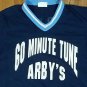 Mad Max Baseball softball Jersey Arbys vintage ringer t shirt L 50/50 college