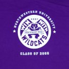 Northwestern Wildcats Win Classic 2001 vintage purple t shirt 2XL college 081019