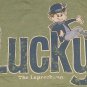 Lucky Charms Cereal Leprechaun ringer t shirt L 50/50 08242019