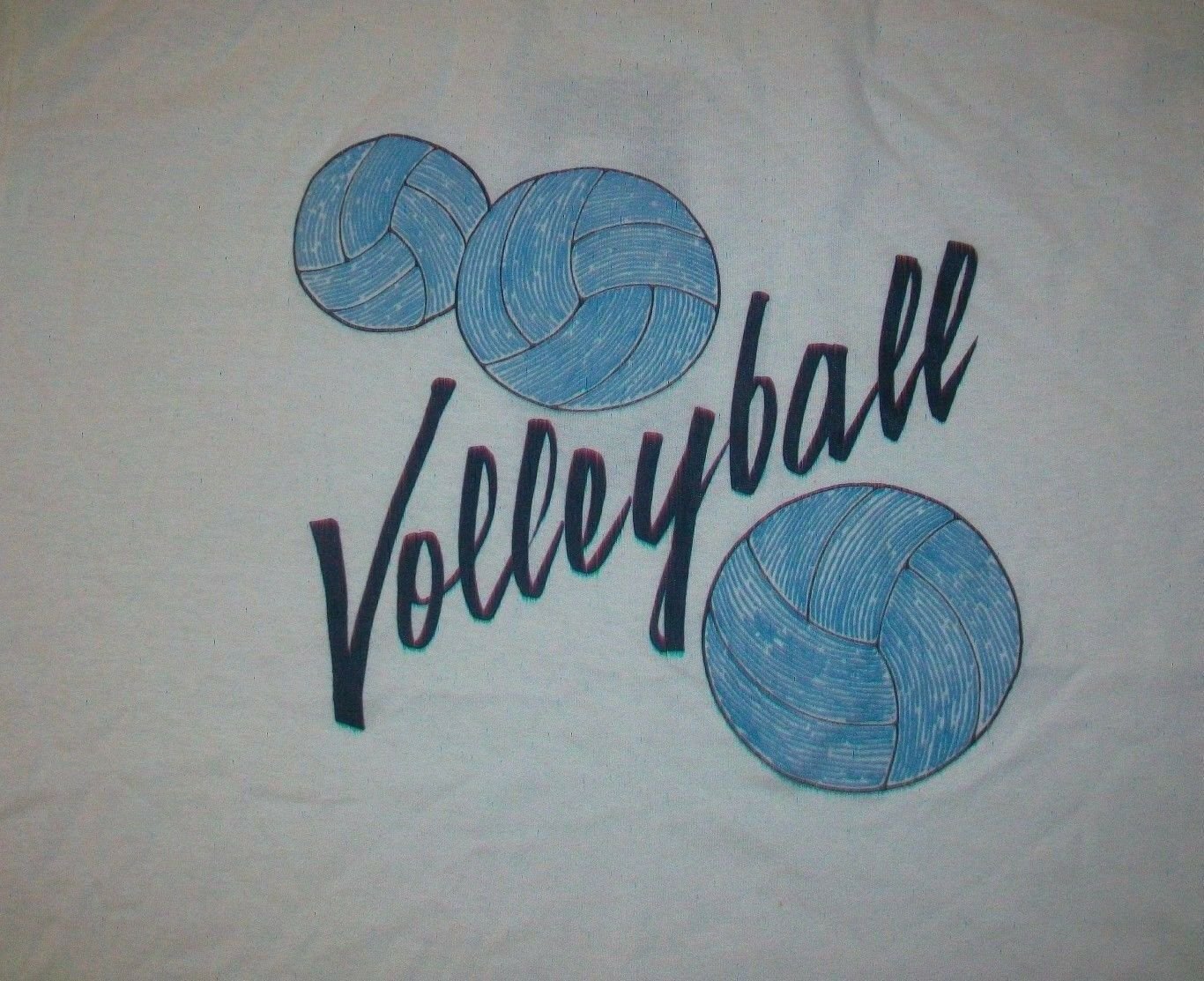vintage Volleyball Team Nunber 5 Screen Stars t shirt L college football 082919