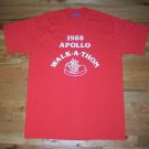 Volkssport 1988 Apollo Wing Foot Marathon vintage t shirt L 50/50 09082019 large