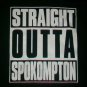 Straight Outta Compton Hoodie Spokane hoody L 50/50 t shirt rap hip hop gangsta