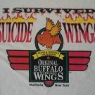 Hot Sauce Buffalo Wings Anniversary white t shirt M new york