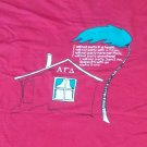College Frat party Dr Suess Sam I Am theme vintage t shirt L alpha gamma delta