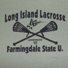 Lacrosse College FSU Rams Fatmingdale State Long Island t shirt XL NEW 09042019