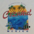 Scuba Diver Down Mexico Souvenir white t shirt XL new vacation ocean tropical