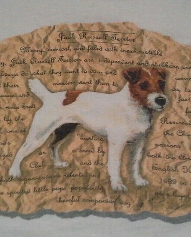 Jack Russell Terrier Dog Puppy Love t shirt M animal fun Medium
