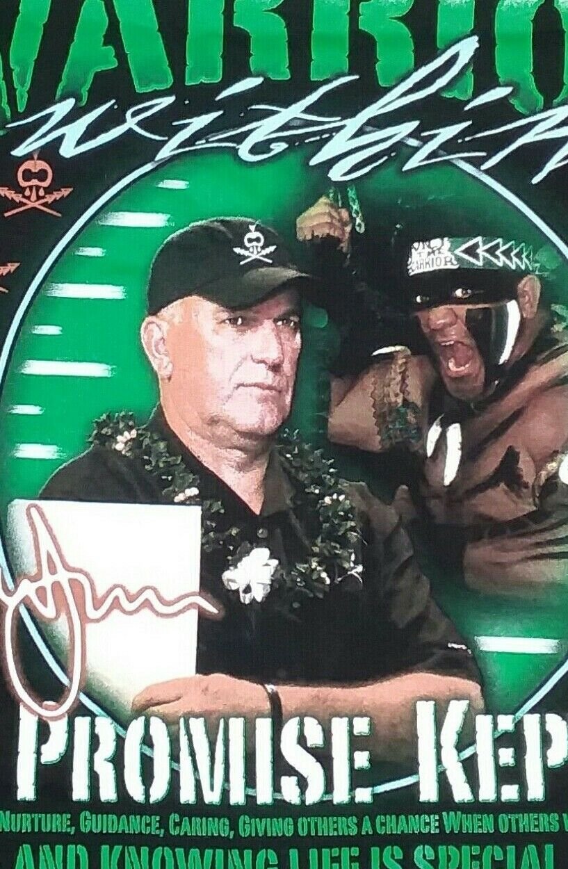 Hawaii Warriors Coach June Jones black t shirt M hamilton tiger-cats football