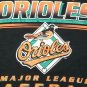Baltimore Orioles Baseball Team vintage black t shirt L cal ripken jr 08162019