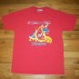 Disneyland Mickey Mouse Donald Duck 45 Years of Magic t shirt M walt Disney