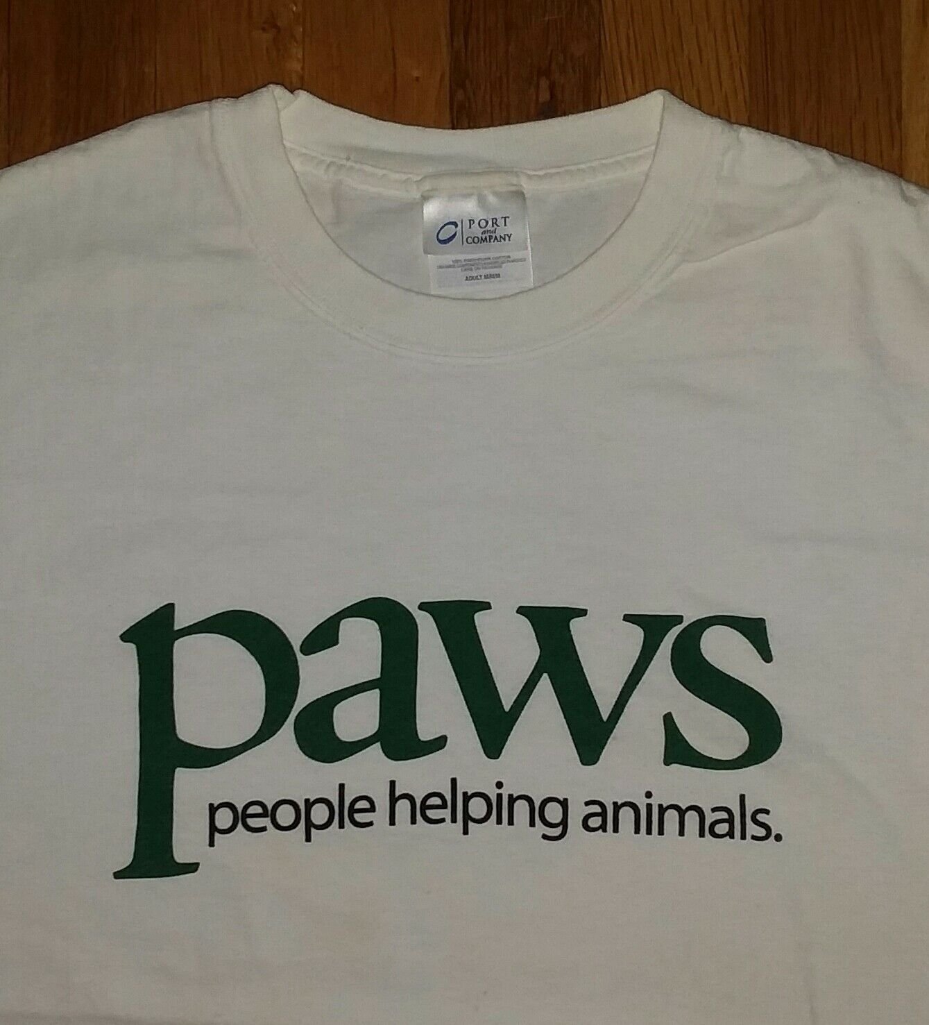 Paws People Helping Animals Dog Doggy Puppy t shirt M cat kitty pet 09272019