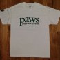 Paws People Helping Animals Dog Doggy Puppy t shirt M cat kitty pet 09272019