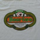 Beer Beerlao Laos vintage import white t shirt XL whisky pot ganja college M