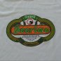 Beer Beerlao Laos vintage import white t shirt XL whisky pot ganja college M
