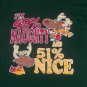 Christmas Rudolph Reindeer Naughty Nice t shirt XL santa claus old savvy tag