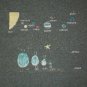 Earth Planet Galaxy Universe Star Space gray t shirt M 50/50 camp outdoor
