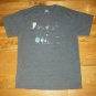 Earth Planet Galaxy Universe Star Space gray t shirt M 50/50 camp outdoor