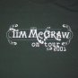 Tim McGraw Country Concert Tour t shirt XL grath brooks clown circus 1031201