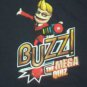 SONY PS2 Buzz The Mega Quiz Video Game rare vintage t shirt M PS4 xbox one