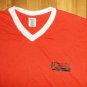 Auto Parts Plus Softball Baseball Jersey vintage orange t shirt L 50/50 1118