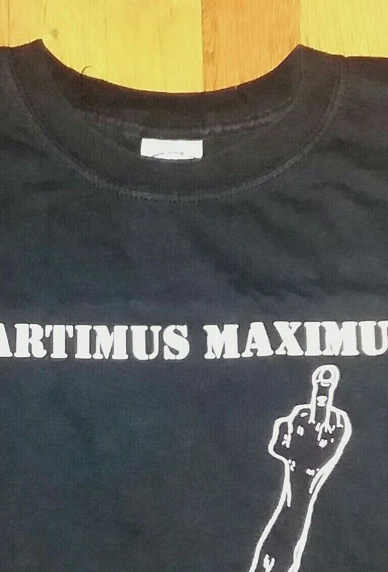 Seattle Punk Rock Band Artimus Maximus Finger t shirt XL concert party 10272019
