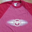Bacardi Rum Logo Bat jersey t shirt L 60/40 Large alcohol long sleeve