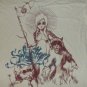 Fantasy Pin Up Girl Anime Manga GRN APPLE vintage t shirt XL sailor moon 1122