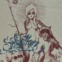 Fantasy Pin Up Girl Anime Manga GRN APPLE vintage t shirt XL sailor moon 1122