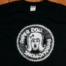 Punk Rock Fashion Paper Doll black t shirt L New Large guitar rock metal 8262019