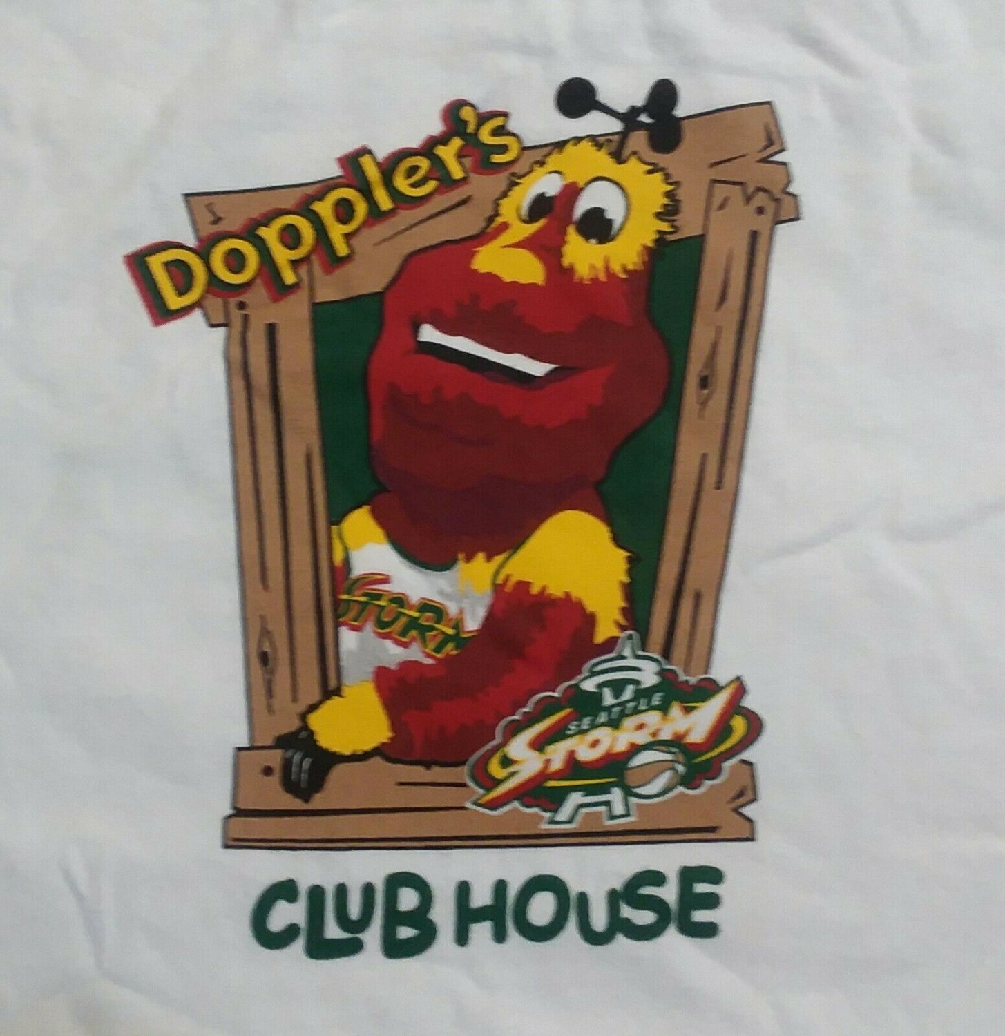 Seattle Storm Sue Bird Dopplers Clubhouse Bring It t shirt M New wnba basketball