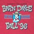 Square Dance College Frat party pin up girl red t shirt XL barn farm fun 1122
