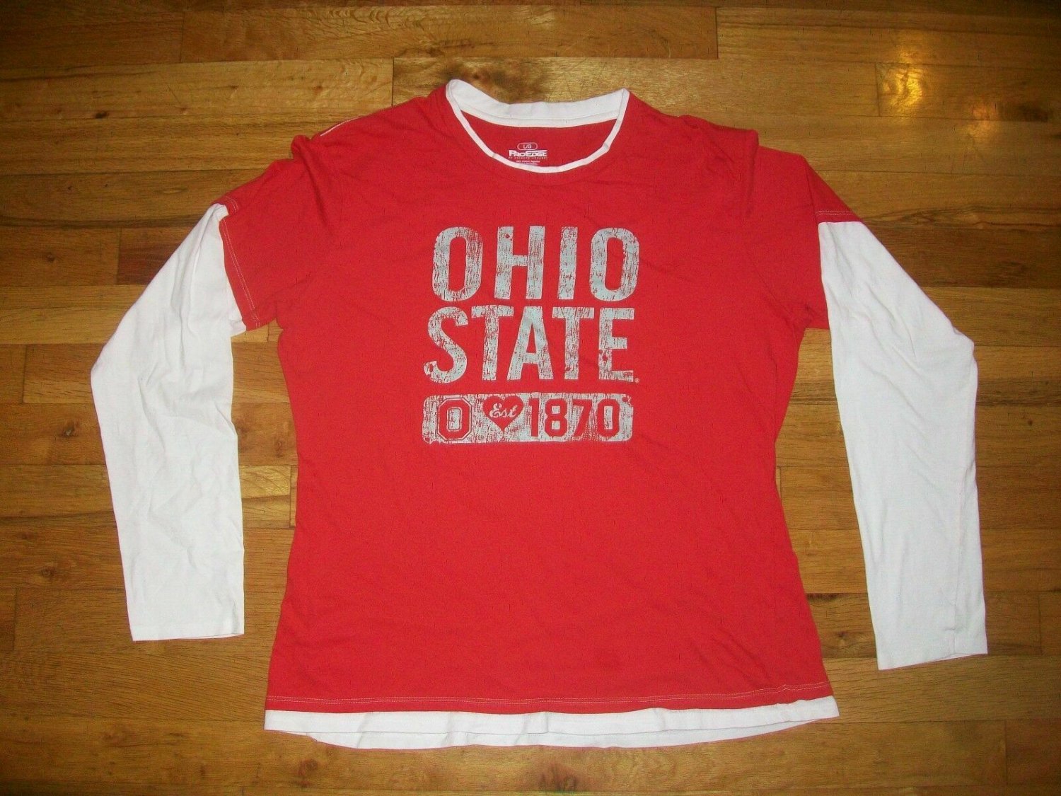 OHIO STATE BUCKEYES HEART LOVE EST 1870 t shirt Small M football college