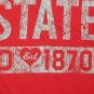 OHIO STATE BUCKEYES HEART LOVE EST 1870 t shirt Small M football college