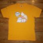 Cat Kitty Mouse Meow vintage 70s 80s t shirt M 50/50 Medium funny fun