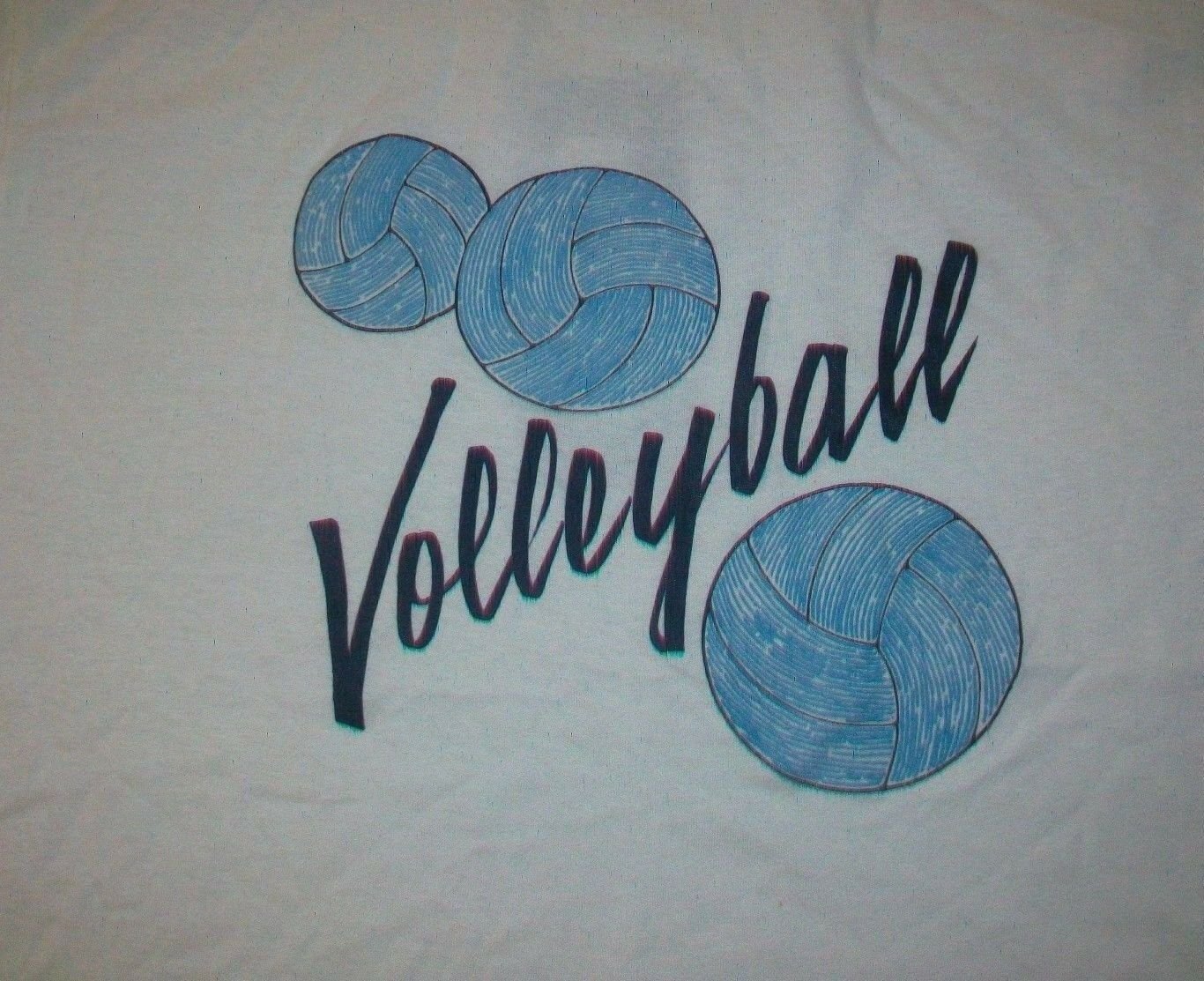vintage Volleyball Team Number 5 Screen Stars t shirt L college football