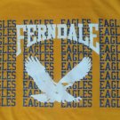 vintage high school Ferndale Eagles Football t shirt Small 50/50 cot/poly