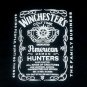 Supernatural Winchester Colt Demon Hunters Jack Daniels Label t shirt M medium