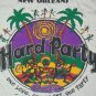 HRC Theme New Orleans Hard Party Cafe Mardi Gras white t shirt L rock jamaica