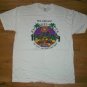 HRC Theme New Orleans Hard Party Cafe Mardi Gras white t shirt L rock jamaica