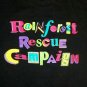 Parrot Rainforest Rescue vintage t shirt XL monkey chimp rhino jungle animal
