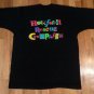 Parrot Rainforest Rescue vintage t shirt XL monkey chimp rhino jungle animal