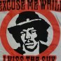 Jimi Hendrix Excuse While Kiss the Sky vintage t shirt XL guitarled zeppelin