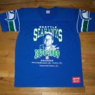Seattle Seahawks Jersey Steve Largent Career game give away t shirt XL 50/50