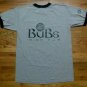 Bowling Team Bubs Irish Pub Bar Pin Pals gray ringer t shirt Small 11232019